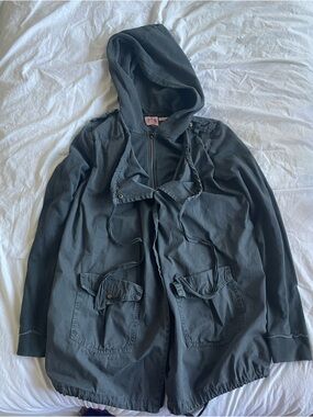 Vintage Juicy Couture Gray Hooded Anorak